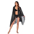 Miniatyrbilde 3 av 3: Strand Sarong Pareo Bikini Wrap Skjørt Cover Up For Badetøy black