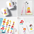 Pikkukuva 4 / 4: Timanttimaalaus lapsille, 5D DIY timanttimaalaus, lapset pojille ja tytöille 5 6 7 8 Syntymäpäivälahjat tytöille (PrincessSeries12pcs)