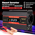 Miniatyrbild 2 av 5: Spänningsomvandlare 6000/8000W 12V-230V växelriktare växelriktare med 2 USB EU; ren sinus 2 USB spänningsomvandlare 8000W/4000W växelriktare 12V 231V växelriktare