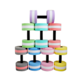 Miniatyrbillede 2 af 5: 1 stk. EVA vanddumbbells automatiske flydende skumbells H Purple