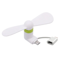 Miniatyrbilde 5 av 5: Bærbar USB-vifte Mini Mobiltelefon Vifte Fleksibel Avtakbar Vifte for Android IOS Mobil Power Bank USB-dings (Grønn)