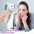 Miniatyrbild 3 av 5: 1pc Digital Termometer för Pannan, Beröringsfri Infraröd Medicinsk Termometer, Kroppstemperatur Mätverktyg, För Vuxna Bebisar, Utan Batteri