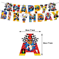 Miniatyrbild 2 av 5: Blaze och Monstermaskinerna Födelsedagsfest Dekorationer Blaze och Monstermaskinerna Cool Cake Topper Banners Ballonger Set