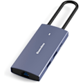 Pikkukuva 7 / 7: Vaaleanpunainen USB C -keskitin 9-in-1 alumiininen USB C -telakka 4K + USB + RJ45 + + PD 100W 9 portin sovitin 9-in-1 Type C -keskitin