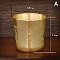 Miniatyrbillede 1 af 5: Tekopper Temugg Messing Husholdningsartikler Kina Antik Bar Drikkevarer Anc A