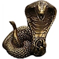 Miniatyrbillede 2 af 6: Kobber Slange Statue Kobber Cobra Statue Cobra Skulptur Slange Statue Falsk Slange Dekoration Skrivebord Statue Hjemmekontor Dekorationer