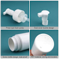 Miniatyrbilde 2 av 5: Skum pumpeflasker tom pumpeflaske HVIT 100ML 100ML hvit 100ml-100ml hvit white 100ml-100ml