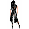 Miniatyrbilde 4 av 5: Kvinner Kvinner Kvinner Femti Nyanser Voksen Voksne Punk Blonder Kjole Frakk Smoking Halloween Ensfarget Truser Catsuit / Damer / Spandex / Kunstlær