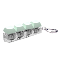 Miniatyrbillede 1 af 4: Afspænding Legetøj Tastatur Clicker Legetøj Tastatur Cube-Legetøj Mekanisk Nøgle Legetøj Knap Stress Relief for Voksne Gaver,B