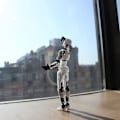 Miniatyrbilde 5 av 5: T13 Actionfigur, Titan 13 Actionfigur, Robot Actionfigur, 3D-trykt Action, 50 % tilbud pink