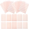 Miniatyrbilde 1 av 3: 100 stk. Forskjellige mønstre Bursdag Bryllup Godteriposer Fest Gaveposer Papirpose (rosa) Rosa100 stk. Rosa Pink 100 pcs