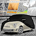 Miniatyrbild 4 av 5: Vattentätt bilöverdrag kompatibelt med Fiat 500/500c/500e/abarth 500 2007-2022, 4 lager