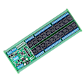 Miniatyrbild 5 av 5: Reläkontrollmodul TVS-överspänningsskydd 20-kanals reläkort 9600BPS justerbar data tid RS485 för smarta hem (24V)