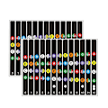 Miniatyrbild 1 av 3: 2 set elektriska gitarrtillbehör gitarrgreppbräda noter bas inlägg dekaler greppbräda markörer 14,5x9,3 cm 14.5x9.3cm