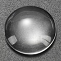 Miniatyrbilde 2 av 3: 10 stk/pakke 20mm Rund Flat Back Klar Glass Cabochon Tid Gem Patch 1y Barn Mann