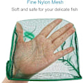 Miniatyrbillede 3 af 5: Akvarienet med fint net til små fisk med plasthåndtag