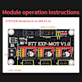 Miniatyrbillede 3 af 5: Bigtreetech Modul Btt Exp-mod V1.0 Driver Udvidelsesmodul 3d Printer Dele