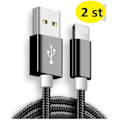 Miniatyrbild 1 av 5: 3m lång svart iPhone-kabel, 2-pack