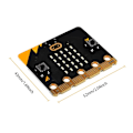 Pikkukuva 9 / 9: Päivitetty BBC Micro bit V2.2 kapasitiivisella kosketusanturilla ja BLE5.0:lla lapsille - LED-ilmaisin Kaiutin Mikrofoni - Ohjelmoitava