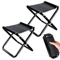 Miniatyrbillede 1 af 5: Pcs Camping Stools, Folding Stool med bæretaske, bærbar udendørs Folding Travel Stools, Camping Stool Folding Stool, Folding Camping Stool