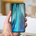 Pikkukuva 4 / 4: Xiaomi Redmi Note 8 Pro karkaistu lasi 9H näytönsuoja - läpinäkyvä musta reunus musta