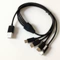 USB C Lång Laddningskabel Multi-Port Laddningskabel{hw}