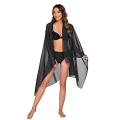 Miniatyrbild 3 av 3: Strand Sarong Pareo Bikini Wrap Kjol Omslag För Badkläder black