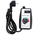 Miniatyrbilde 2 av 5: Universal elektronisk trinnløs hastighetsregulator Bryterregulator for motorvifte kanalvifte EU 230V