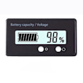 Miniatyrbild 4 av 5: LCD-batterikapacitetsindikator Digital voltmeter spänningsmätare M green null