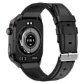 Miniatyrbillede 3 af 8: INF Smartwatch EKG, puls, blodtryk, søvn, skridttæller Svart Sort