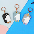 Pikkukuva 6 / 10: Avainkortin Suoja Kotelo Avainkortinpidin HARMAA Pingviinit Grey Grey Penguins-Penguins