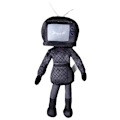 Miniatyrbillede 2 af 5: Speakerman Titans Tv Man Titans Cameraman Dukke Plyslegetøj Titans Speaker Man Skibidi Toilet Camera Man Tv Woman Plys Blødt Legetøj A5 about 25cm
