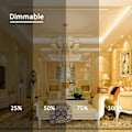Miniatyrbild 4 av 5: Dimbar G9 LED-lampa, 4W motsvarande 40W halogen, 480 LM, varmvit 3000K, standard G9-sockel, 360° rotationsvinkel, 6-pack