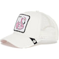 Miniatyrbillede 2 af 2: Voksen Sort Panther Mesh Cap Sommer Baseball Cap Trucker Cap W-WELLNGS Flamingo