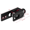 Miniatyrbillede 2 af 5: 3D-printerdele opgradering 2020 aluminiumsprofil X-akse synkron remspænder til Creality Ender-3 Cr-10 Cr-10s 3D-printer sort