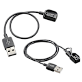 Miniatyrbillede 1 af 5: USB-opladningskabel USB-oplader til Plantronics Voyager Legend Tooth Legendary opladningskabel null null none