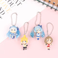 Miniatyrbild 3 av 8: 4 cm Hatsune Miku Nyckelring Kawaii Present till flickor Ani - lager 1