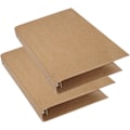 Miniatyrbild 1 av 5: 2-pack A5-pärm med 6 hål, påfyllningsbar pärm i kraftpapper med 6 ringar