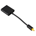 Miniatyrbild 2 av 5: Digital Spdif optisk ljudsplitter 2-vägs Toslink splitteradapter 1 ingång 2 utgång Spdif optisk