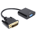 Miniatyrbillede 5 af 5: DVI han til VGA hun adapter DVI 24+1 til VGA adapter til stationær tablet