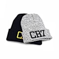 Miniatyrbild 2 av 4: Cr7 Stickade Mössor Vintermössor Skullies Bonnet Cristiano Ronaldo Vintermössor För Män Kvinnor Mössa Utomhus Sport Varm Mössa 2018 black 2