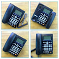 Miniatyrbilde 3 av 5: KX-T880CID Rask Rask Hjemmetelefon Oppringing Display Justerbar Tone Engelsk Svart