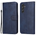 Miniatyrbillede 2 af 9: SKALO Samsung A55 5G PU Læder Wallet Case - Flere Farver Blue Blue