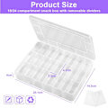 Miniatyrbillede 2 af 8: Snackboks med 24 rum, 2 transparente plader med låg til R[qb] 24 compartments