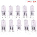Miniatyrbillede 1 af 5: 10 stk. G9 stift halogen 120V 25W 40W 60W pære JCD G9 25W