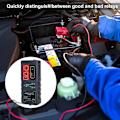 Miniatyrbild 7 av 11: 12V 24V Batteritest Reläanalysator Generator Checker Fordon Vevaxel Start Laddningssystem Motorcykel Diagnosverktyg