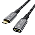 Miniatyrbillede 1 af 5: Thunderbolt 4 Forlængerkabel, USB-C Kabel til USB C Han til Hun, Understøtter 8k/5k@60hz Video / 40gbps Dataoverførsel / 100w Opladning (0,8m)