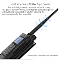 Miniatyrbilde 3 av 5: Direktemeldings M7 håndholdt radio to-segment UHFVHF