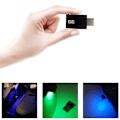 Pikkukuva 2 / 9: USB-C Type-C LED-sisävalo Neon-tunnelma Ambient-lamppu autoon sisätiloihin 1 sarja set of 2