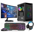 Miniatyrbillede 1 af 4: VIST Ryzen 7 5700G Gaming Kit - 32 GB RAM - RX VEGA - 1 TB M.2 SSD - LCD 24 - Windows 11 Pro